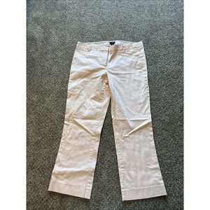 Womens Cropped Beige J Crew Stretch City Fit Pull On Jeans Size 10‎